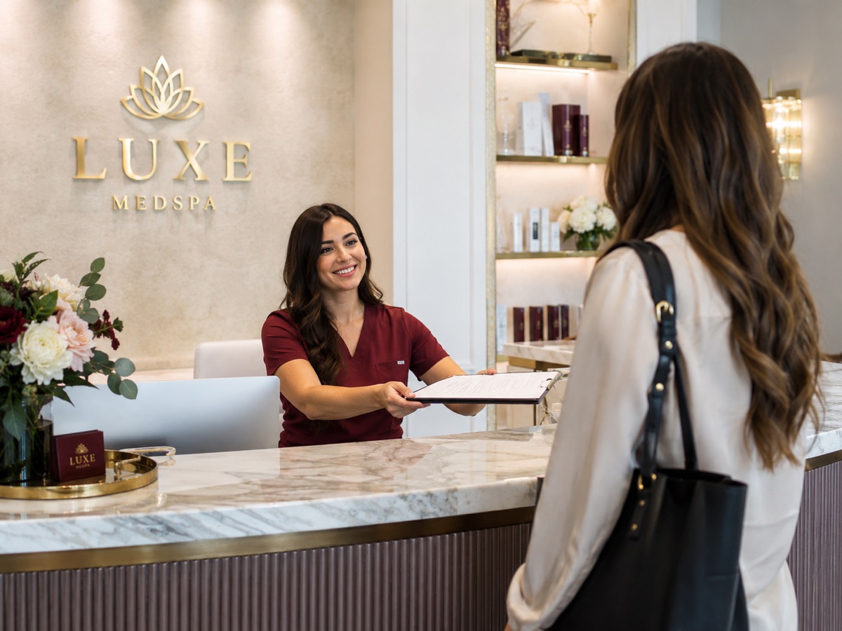 La réception accueillante de JS Medspa